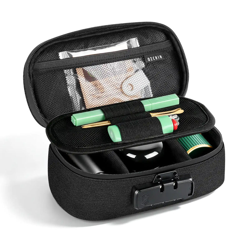 OZCHIN Obrix | Lockable Scent Proof Bag 7.9in Black detail