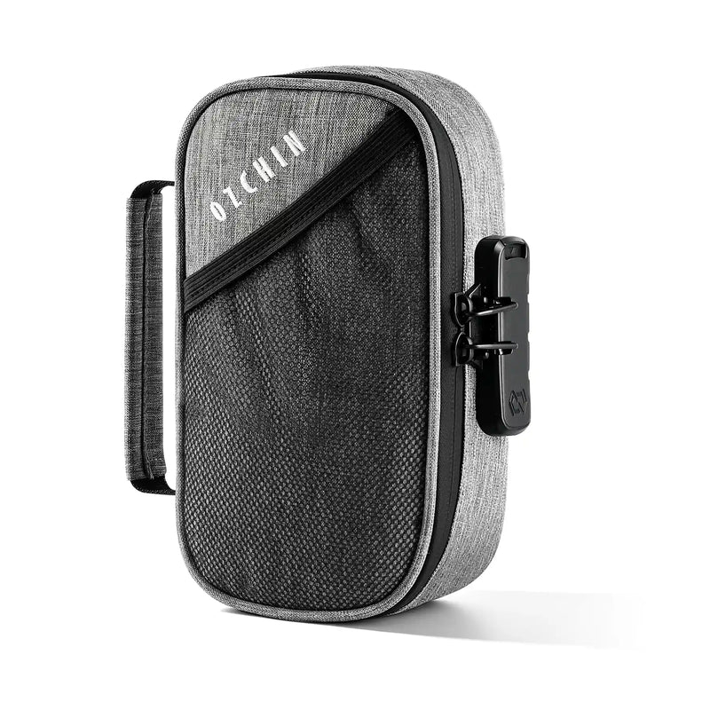 OZCHIN Obrix | Lockable Scent Proof Bag 7.9in Grey