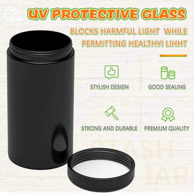 OZCHIN UV Protection Glass Jar Airtight