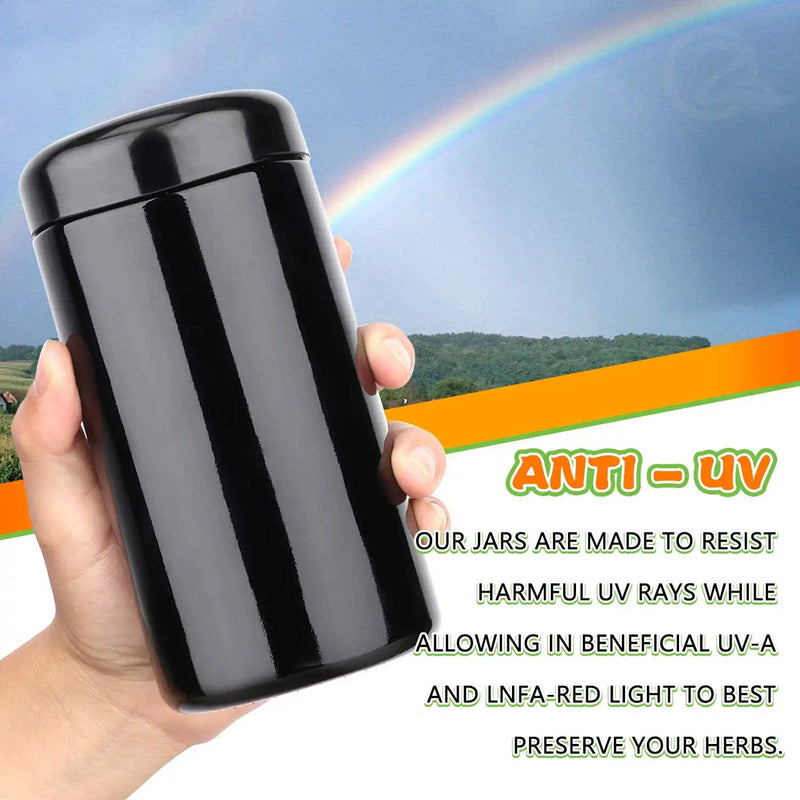 OZCHIN UV Protection Glass Jar Airtight