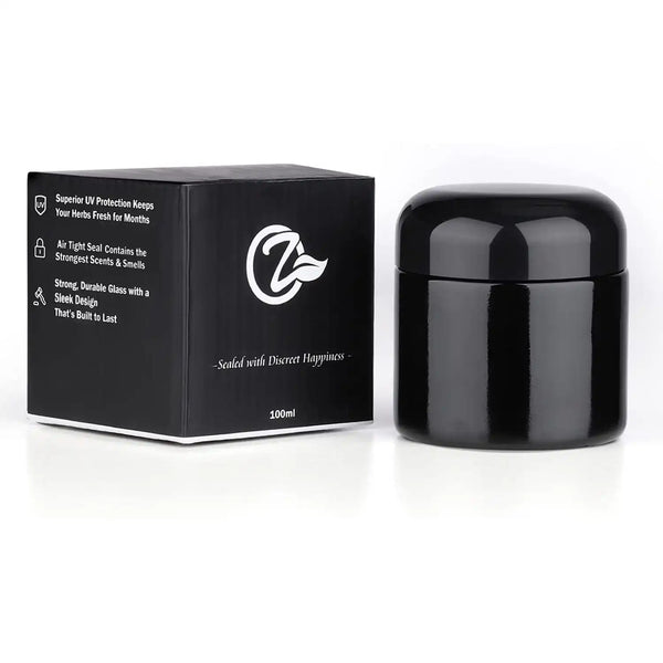 OZCHIN UV Protection Glass Jar Airtight