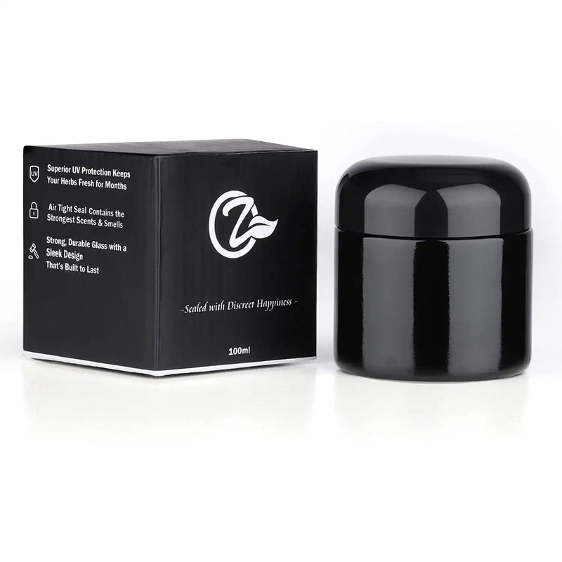 OZCHIN UV Protection Glass Jar Airtight