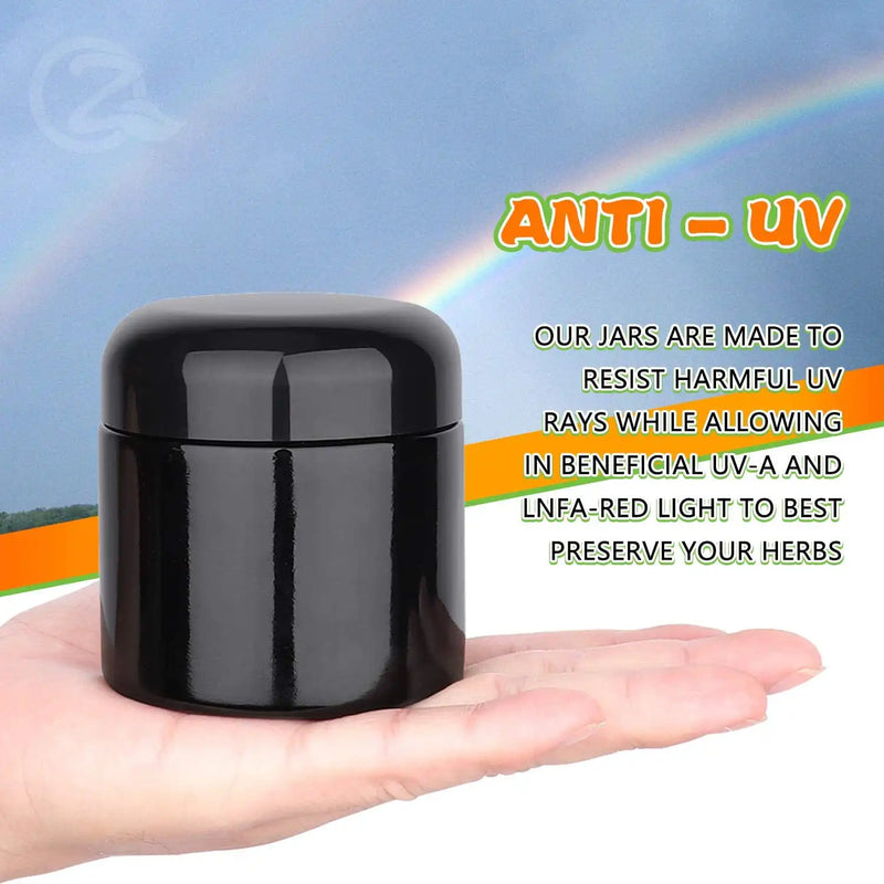 OZCHIN UV Protection Glass Jar Airtight