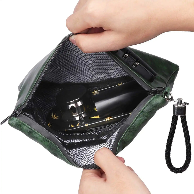 OZCHIN PU Smell Proof Hand Bag 10*7