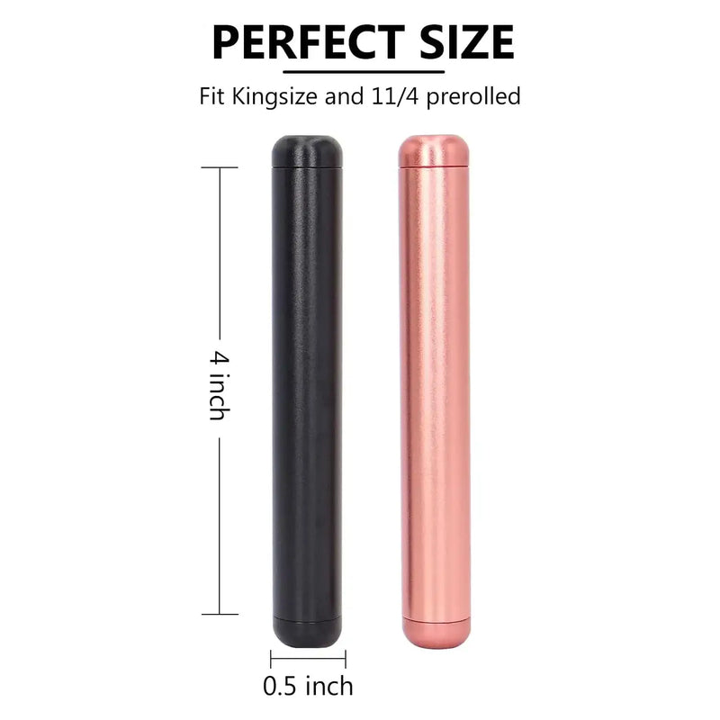 OZCHIN Aluminum Metal Tube(Rose Gold&Black)