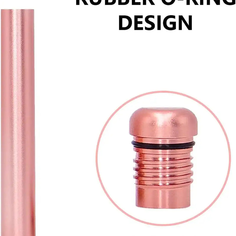 OZCHIN Aluminum Metal Tube(Rose Gold&Black)