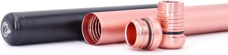 OZCHIN Aluminum Metal Tube(Rose Gold&Black)