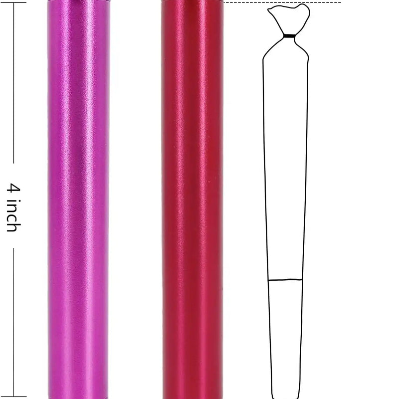OZCHIN Aluminum Metal Tube(Red&Purple)
