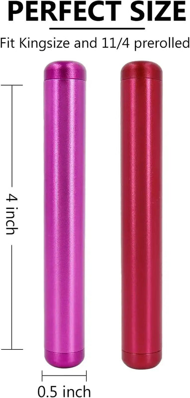 OZCHIN Aluminum Metal Tube(Red&Purple)