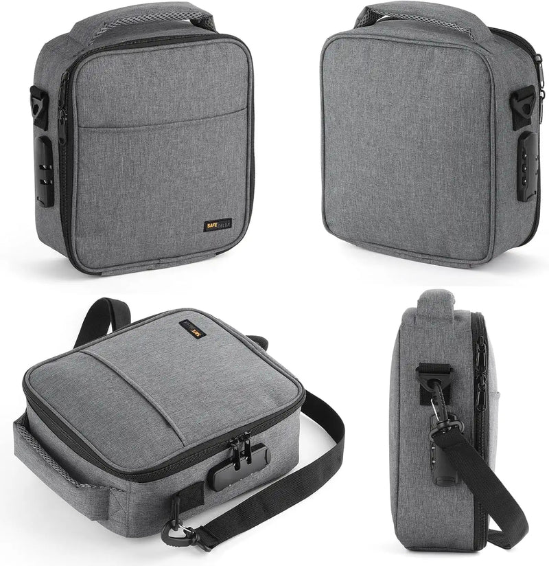 SafeDelux Lockable Lunch Box(Gray)