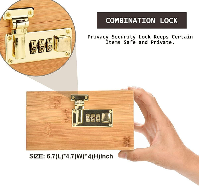 OZCHIN Smell Proof Small Stash Box with Kits