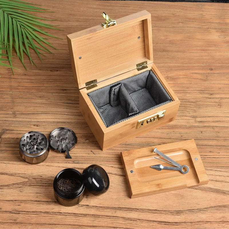 OZCHIN Smell Proof Small Stash Box with Kits