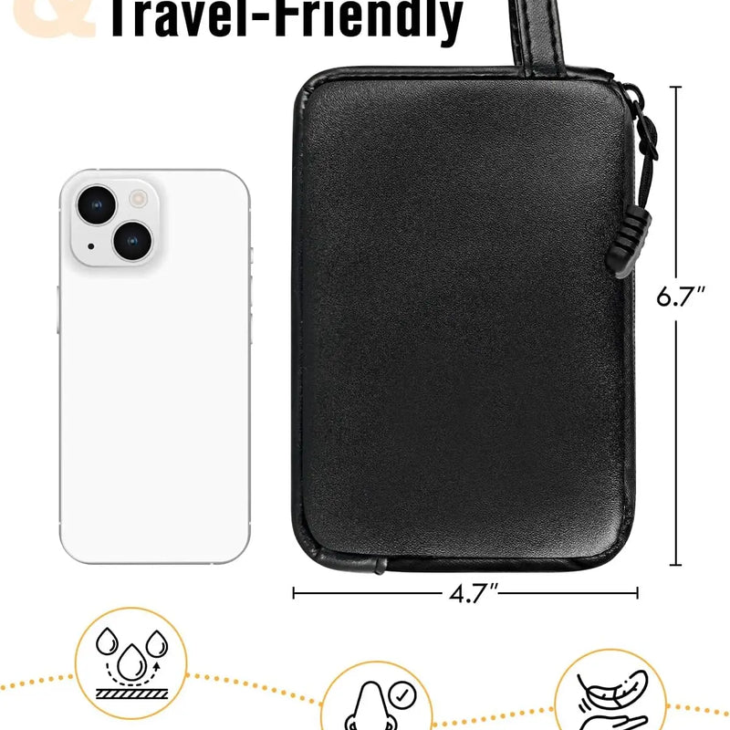 SafeDelux Odorless Bag with Activated Carbon Fiber Liner (Black)