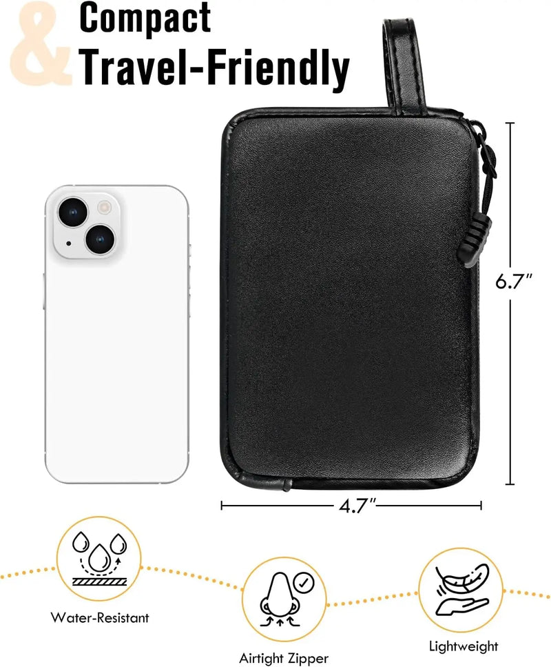 SafeDelux Odorless Bag with Activated Carbon Fiber Liner (Black)