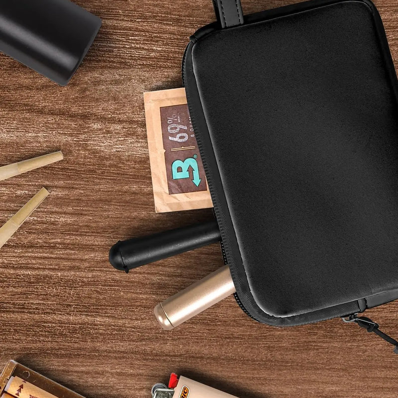 SafeDelux Odorless Bag with Activated Carbon Fiber Liner (Black)