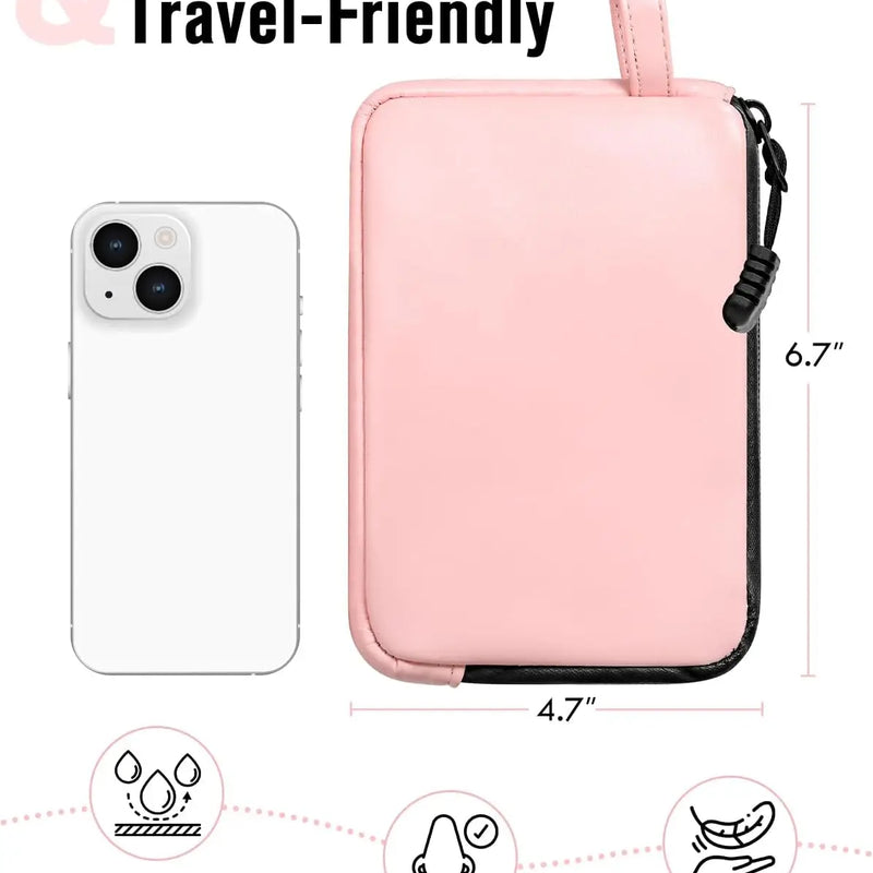 SafeDelux Odorless Bag with Activated Carbon Fiber Liner (Pink)