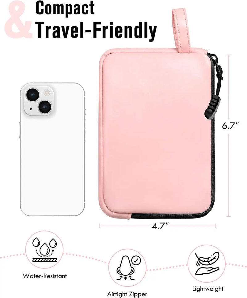 SafeDelux Odorless Bag with Activated Carbon Fiber Liner (Pink)