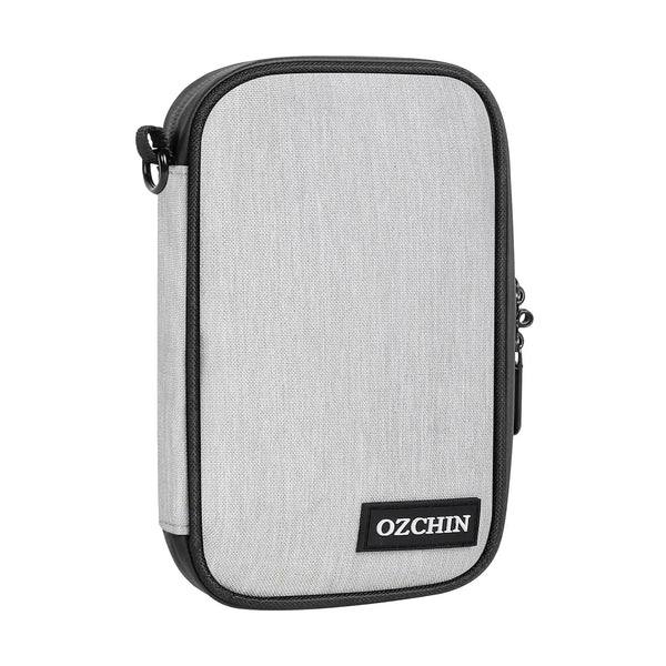 OZCHIN Strix | Smell Proof Hand Bag 8x5x1.6 in (Grey)