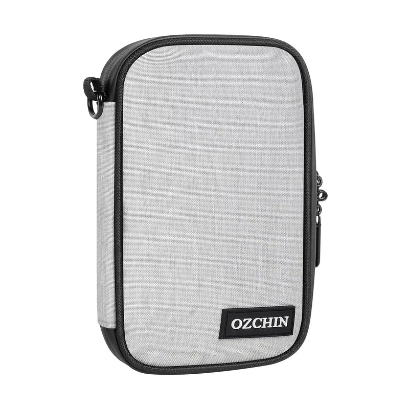 OZCHIN Strix | Smell Proof Hand Bag 8x5x1.6 in (Grey)