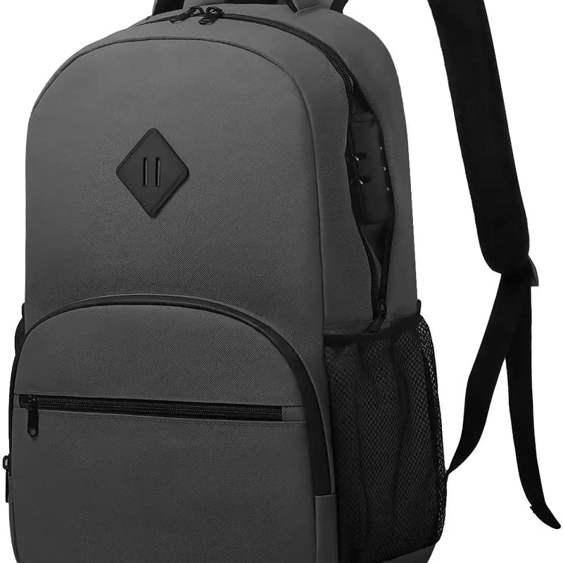 OZCHIN Smell Proof Backpack With Combination Lock(Black)