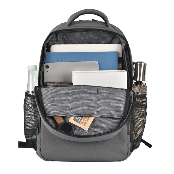 OZCHIN Smell Proof Backpack With Combination Lock(Gray)