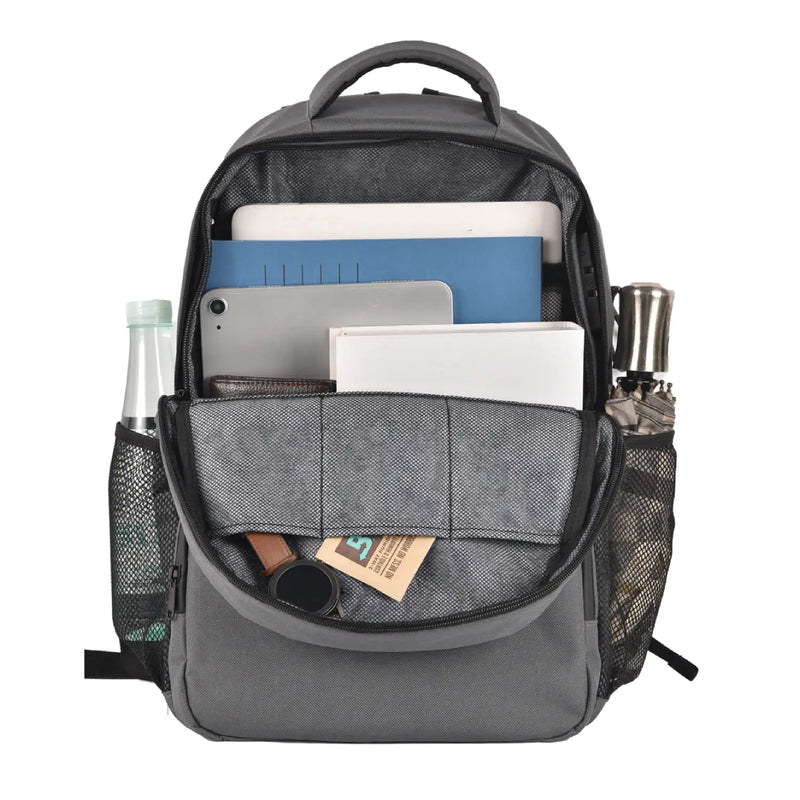 OZCHIN Smell Proof Backpack With Combination Lock(Gray)