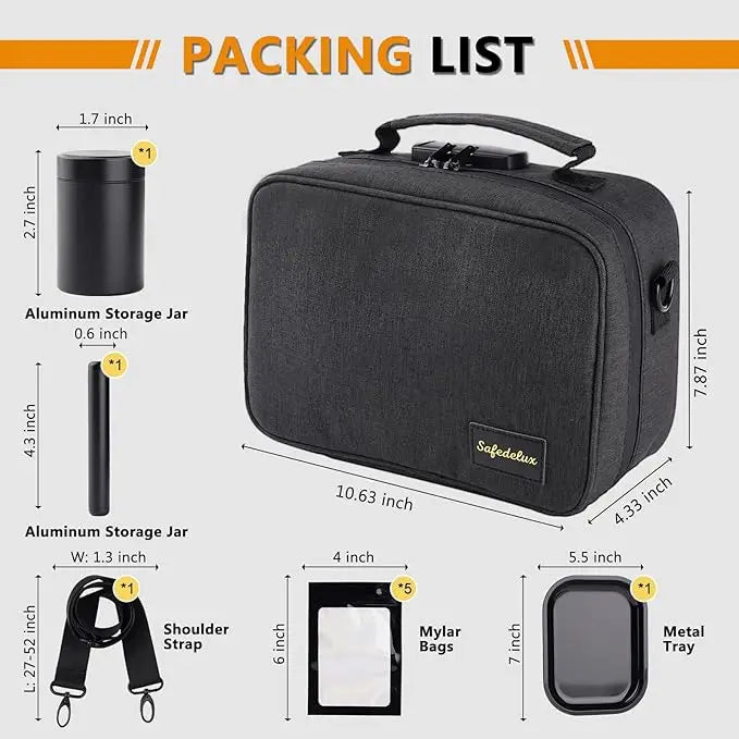 SafeDelux Echoir Series With Kits (Black)