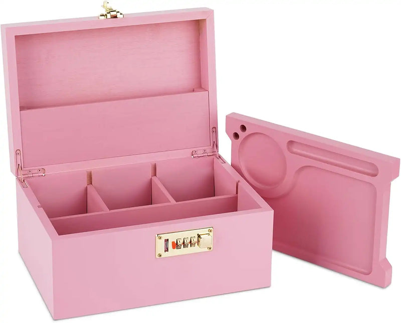 OZCHIN Large Bamboo Box(Pink)