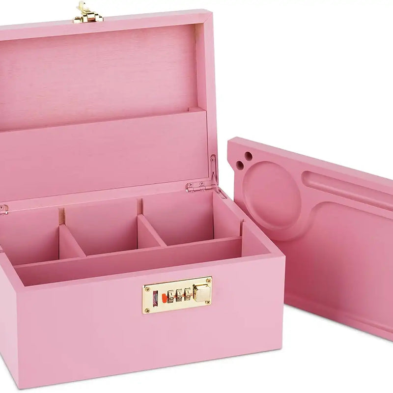 OZCHIN Large Bamboo Box(Pink)
