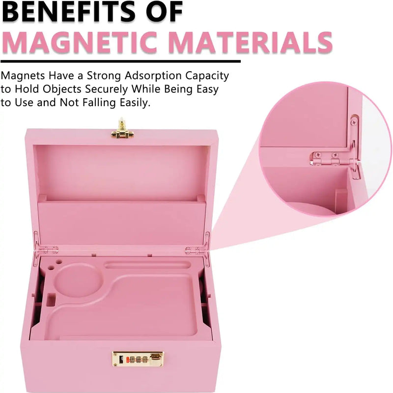 OZCHIN Large Bamboo Box(Pink)