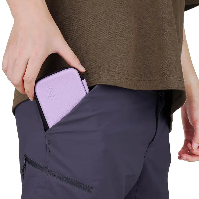 OZCHIN Hard Shell Pouch Kits with 4 Tubes(Purple)