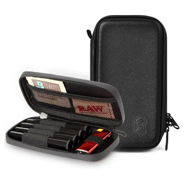 OZCHIN Hard Shell Pouch Kits with 4 Tubes(Black)