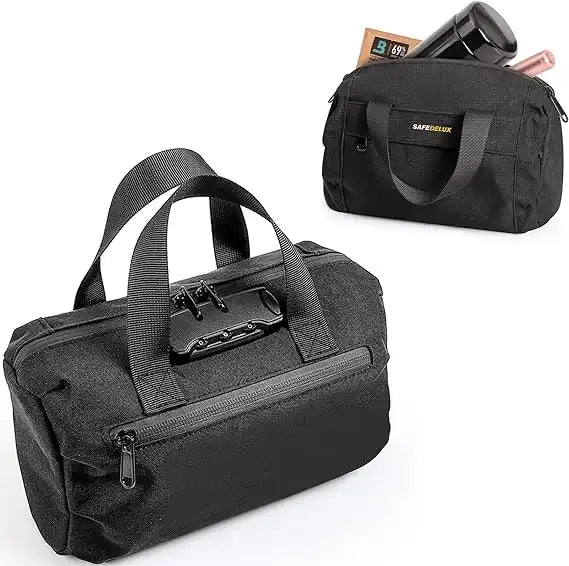 SafeDelux Carbon Lined Lock Bag(Black)