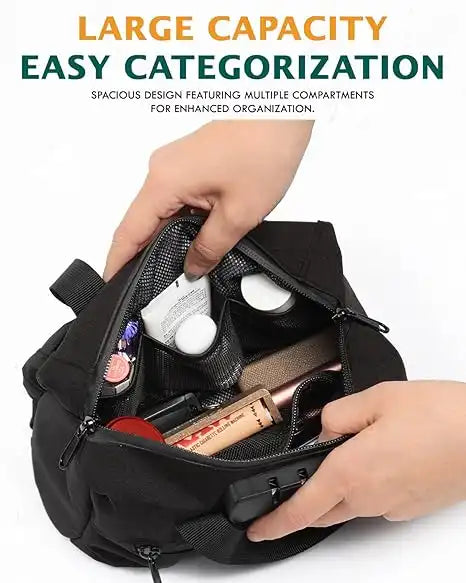 SafeDelux Carbon Lined Lock Bag(Black)