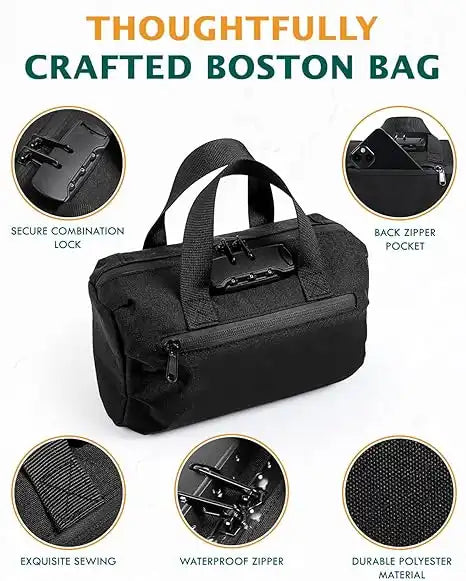 SafeDelux Carbon Lined Lock Bag(Black)