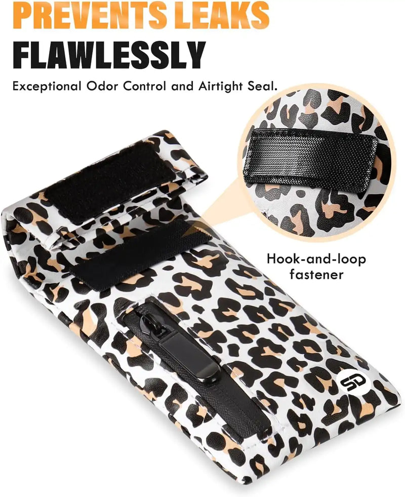 SafeDelux Carbon Lined Bags Bag(Leopard)