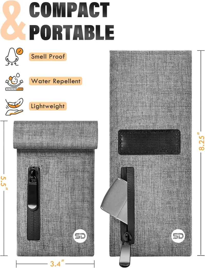 SafeDelux Carbon Lined Bags Bag(Grey)