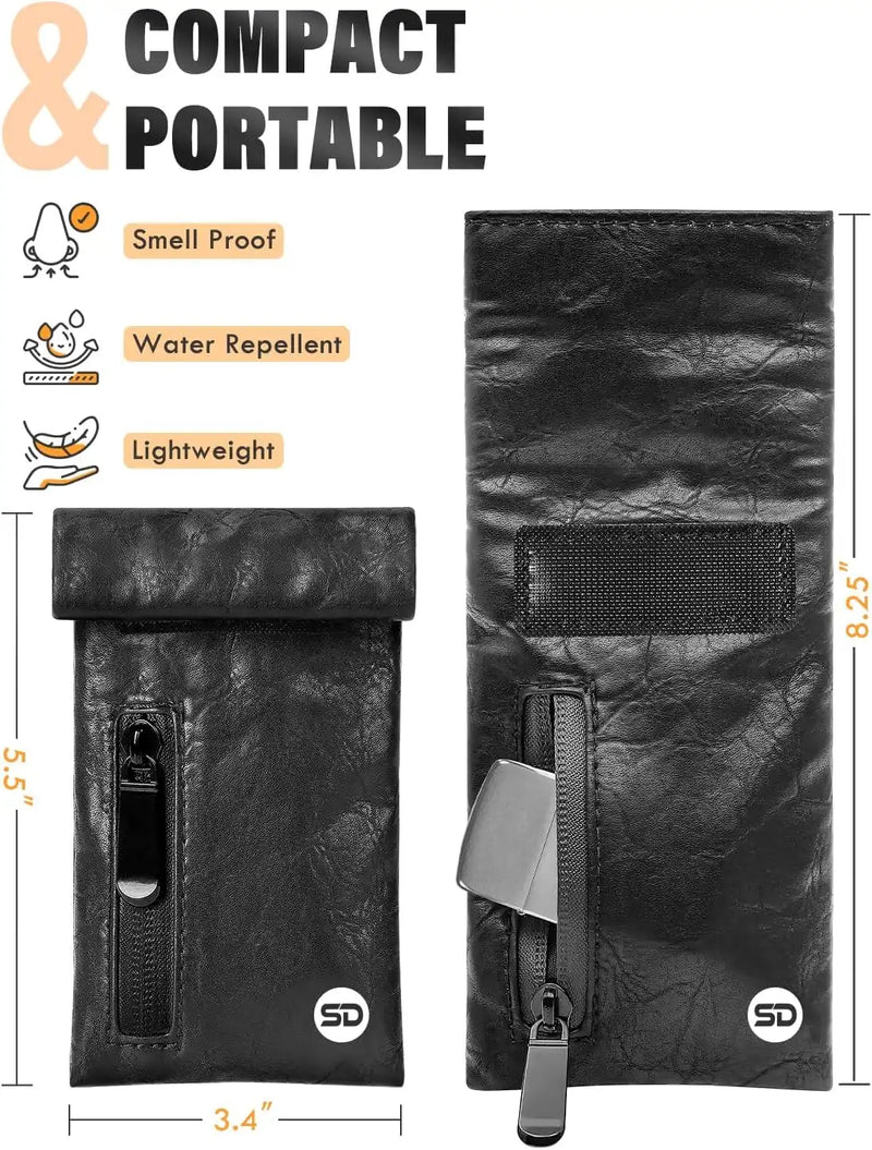 SafeDelux Carbon Lined Bags Bag(Black)