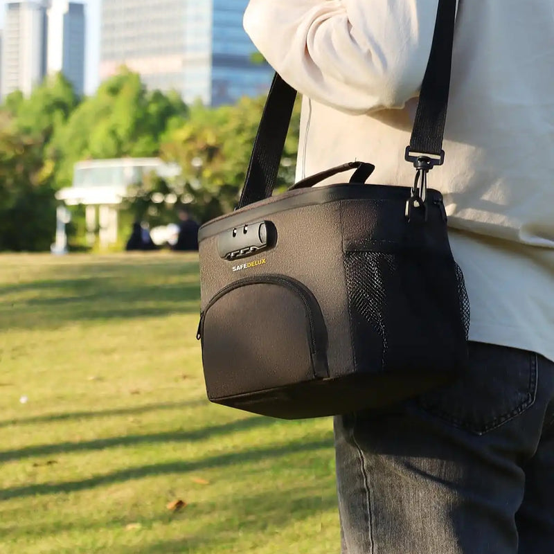 SafeDelux Insulated Lunch Bag(Black)