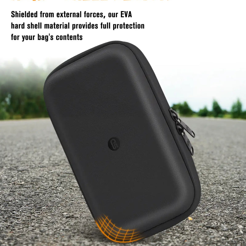 SafeDelux | Hard Shell Smell Proof Pouch Kits 7x4 in | Black Detail