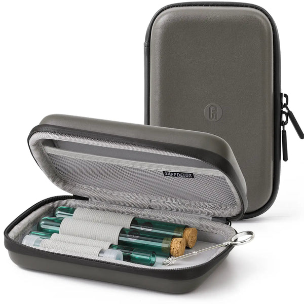 SafeDelux | Hard Shell Smell Proof Pouch Kits 7x4 in