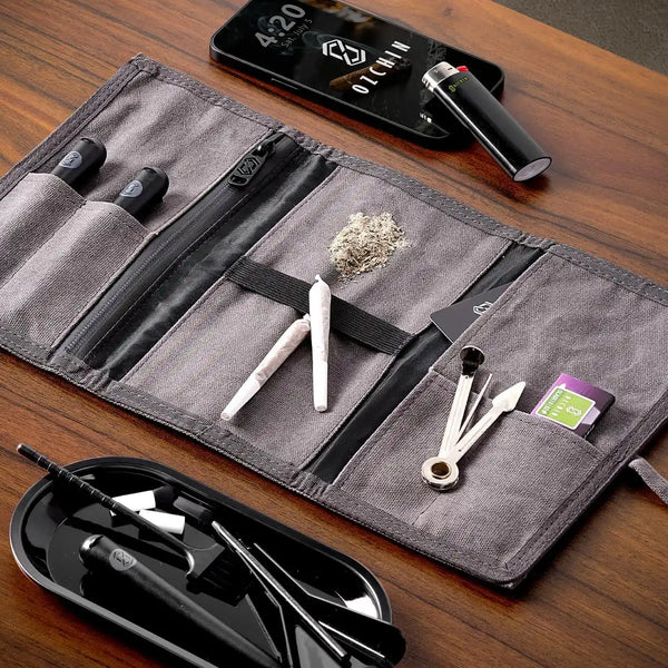 OZCHIN Foldable Waxed Canvas Pocket Bag