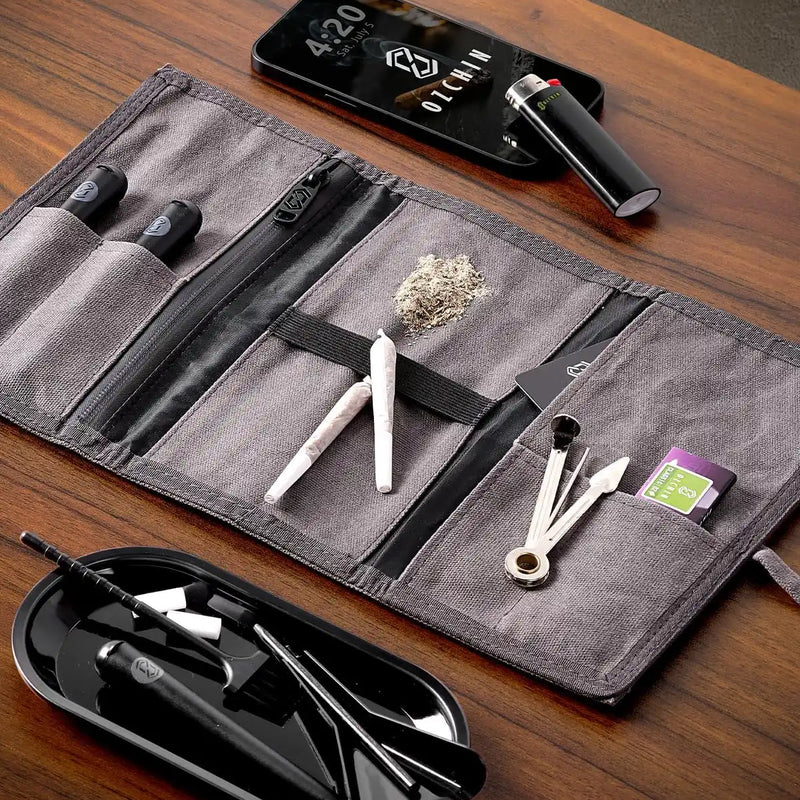 OZCHIN Foldable Waxed Canvas Pocket Bag