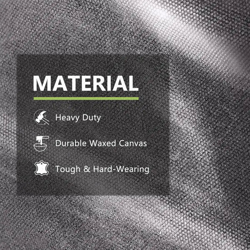 OZCHIN Foldable Waxed Canvas Pocket Bag