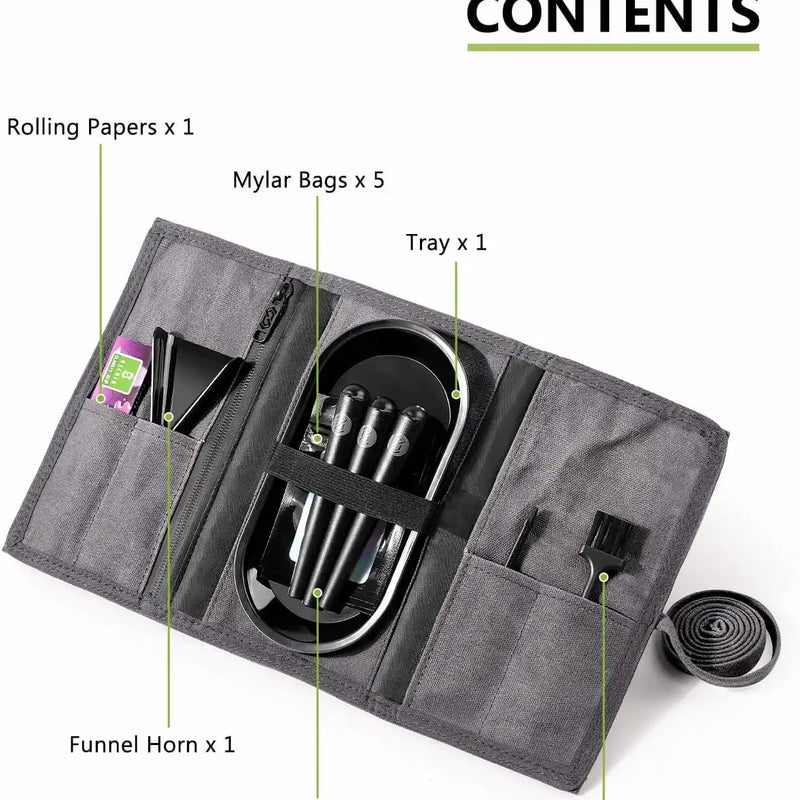 OZCHIN Foldable Waxed Canvas Pocket Bag