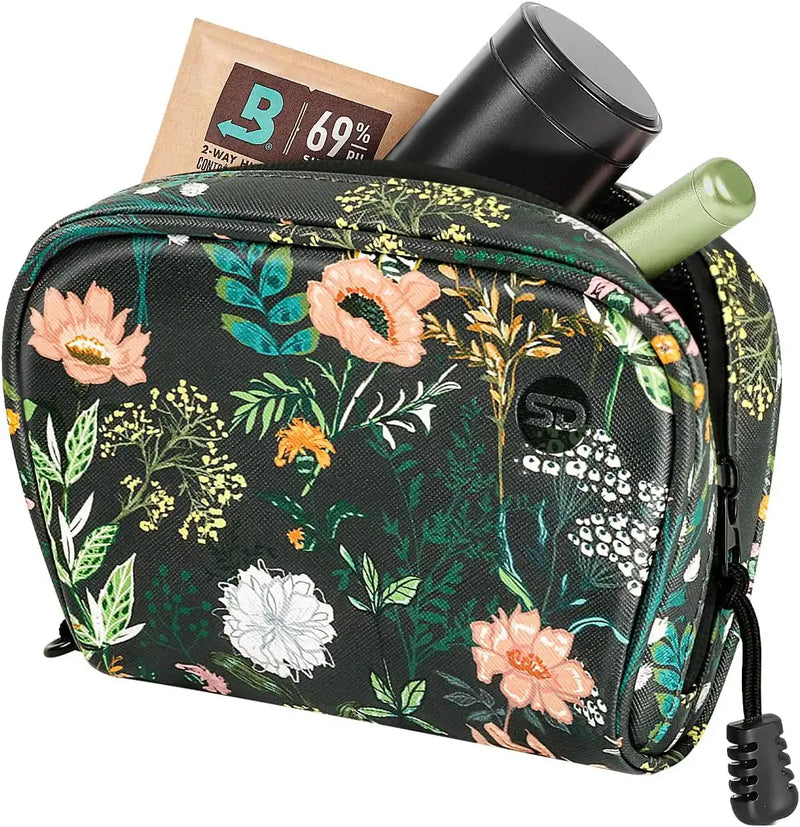 SafeDelux | Smell Proof PU Hand Bag 6.7x4.7 in | Green2