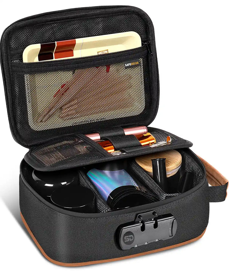 SafeDelux Lockable Smell Proof Bag Spectra Series 4x7x9.5