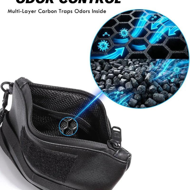 SafeDelux | Tactical Smell Proof Pouch 6x5 in
