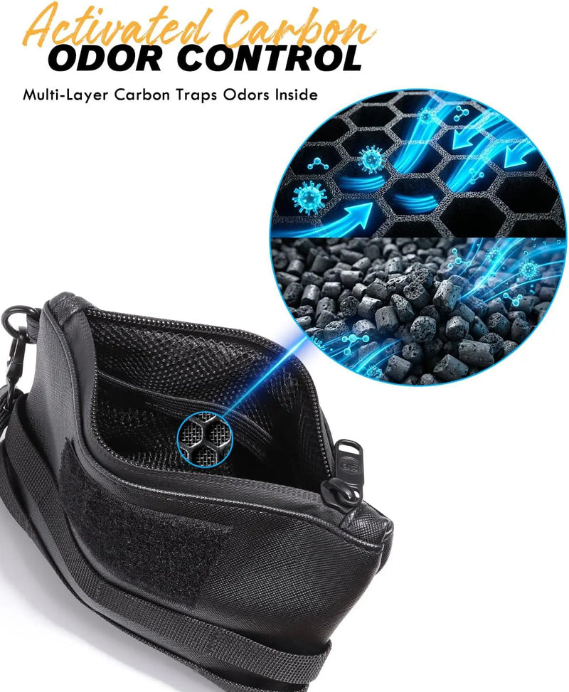 SafeDelux | Tactical Smell Proof Pouch 6x5 in