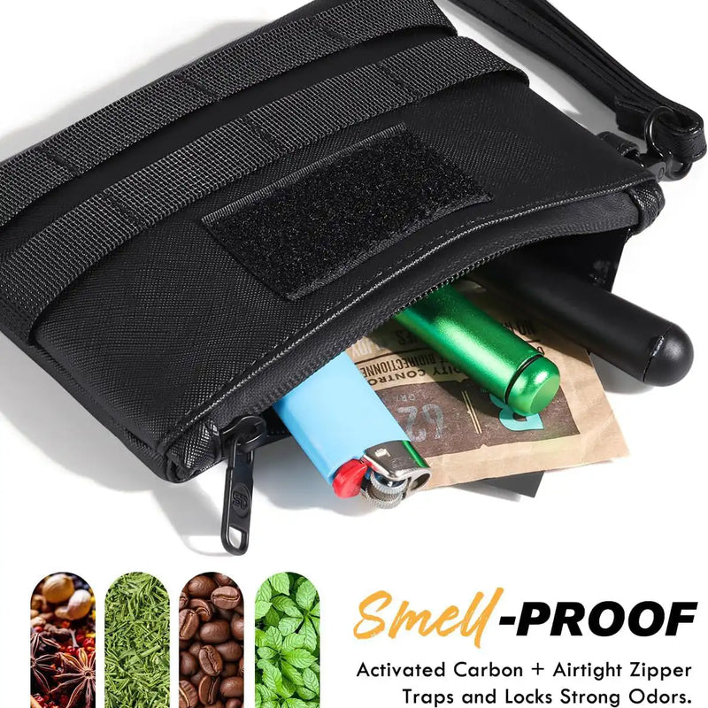 SafeDelux | Tactical Smell Proof Pouch 6x5 in